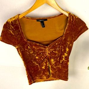 Bronze Crop Top